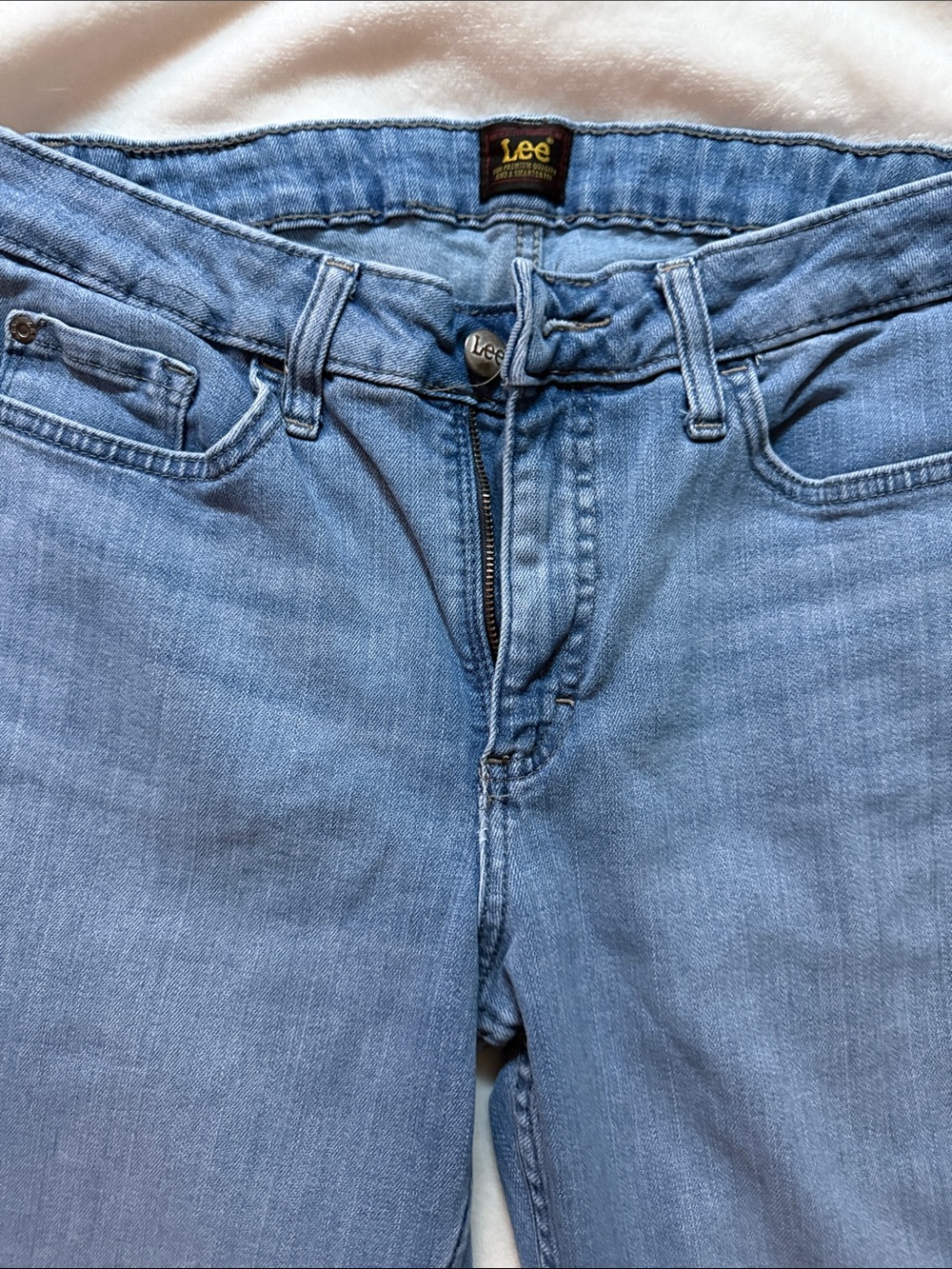 Lee Women’s Light Wash High-Rise Jeans